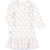Midi Dress, Balloon Print - Dresses - 1 - thumbnail