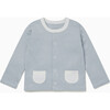 Supersoft Cardigan, Blue Stripe - Cardigans - 1 - thumbnail