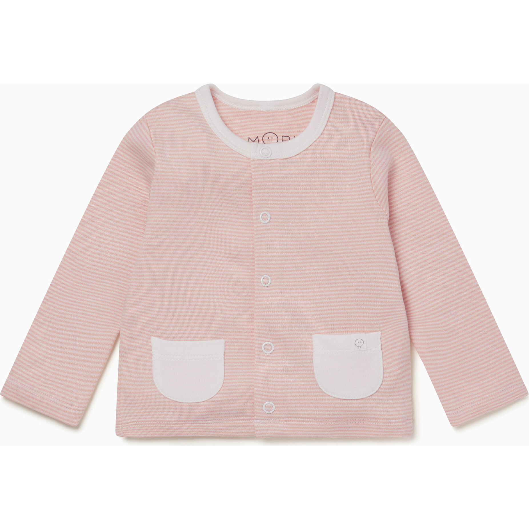 Supersoft Cardigan, Blush Stripe - Cardigans - 1