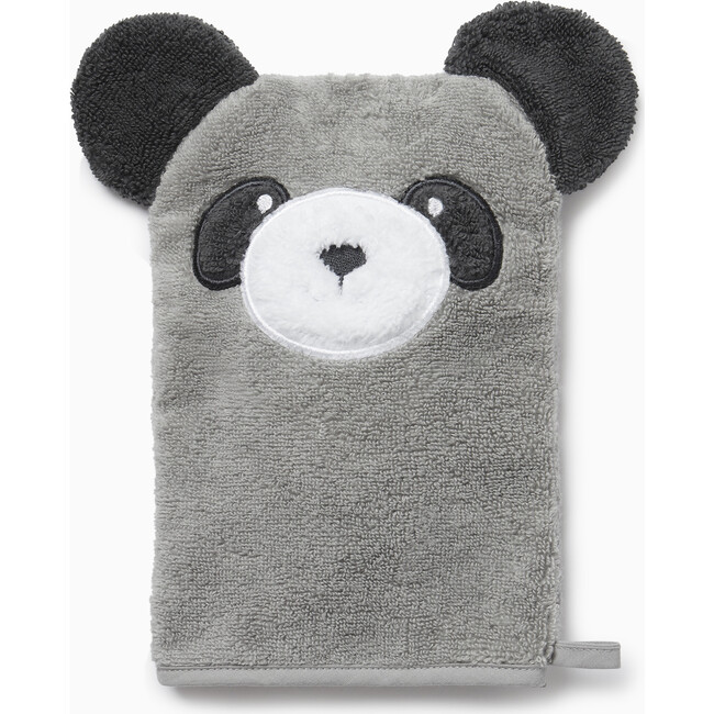 Panda Towel Mitt, Grey