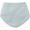 Double-Ply Bandana Style Milk Bib, Blue Stripe - Bibs - 1 - thumbnail