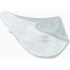 Double-Ply Bandana Style Milk Bib, Blue Stripe - Bibs - 2