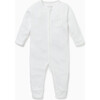 Clever Zip Romper, White - Rompers - 1 - thumbnail