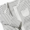 Clever Zip-Up Sleepsuit, Grey Stripe - Rompers - 2