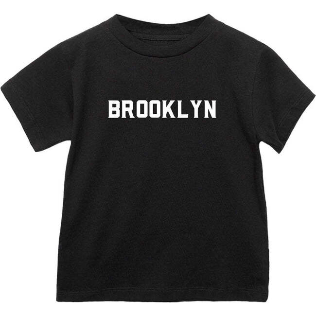 Brooklyn Short Sleeve Kids T-Shirt, Black
