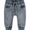 Denim Drawstring Joggers, Blue Grey - Jeans - 1 - thumbnail