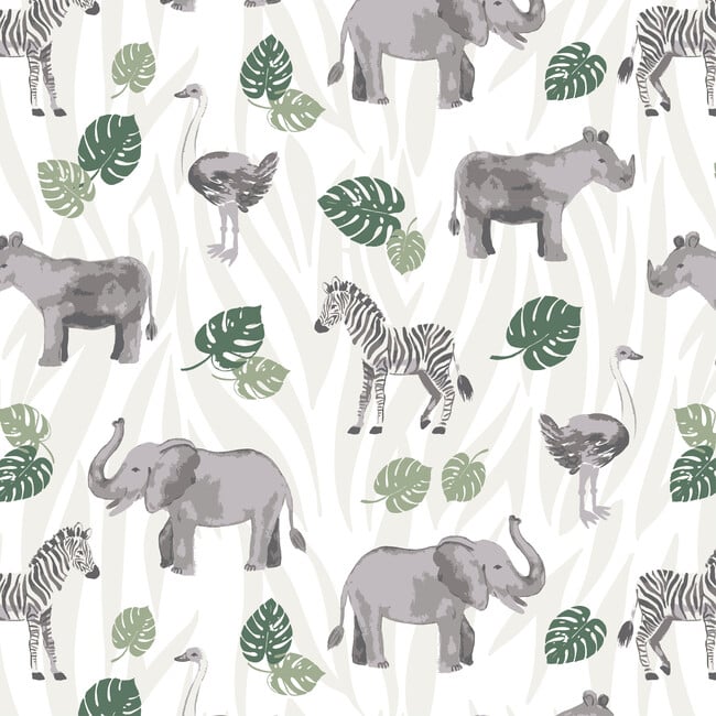 Premium Cotton Muslin Crib Sheet, Jungle - Crib Sheets - 5