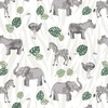 Premium Cotton Muslin 12-24m Bedtime Sleeper, Jungle - Sleepbags - 3