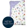 Oh-So-Soft Bamboo Blend Muslin Super Snuggle, Woodland Fairy And Fairy Dust - Blankets - 1 - thumbnail