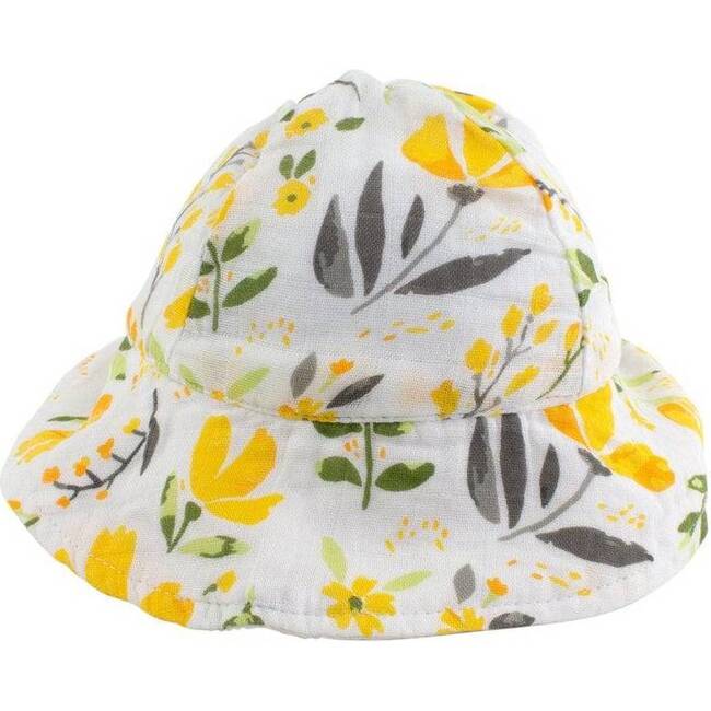 Oh-So-Soft Bamboo Blend Muslin Sun Hat, Royal Garden
