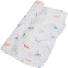 Oh-So-Soft Bamboo Blend Muslin Swaddle Blanket, Animal Alphabet - Swaddles - 1 - thumbnail