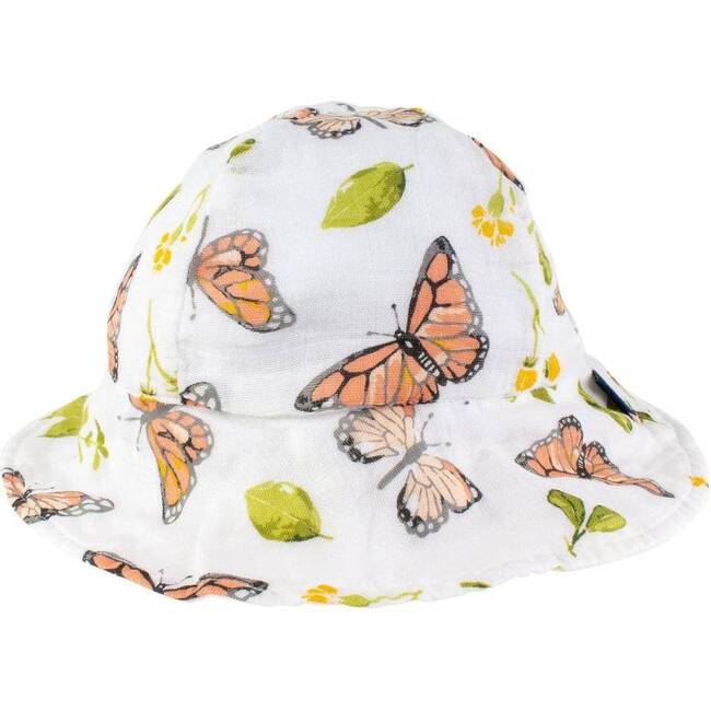Oh-So-Soft Bamboo Blend Muslin Sun Hat, Butterfly - Hats - 1