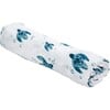 Oh-So-Soft Bamboo Blend Muslin Swaddle Blanket, Sea Turtles - Swaddles - 4