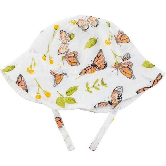 Oh-So-Soft Bamboo Blend Muslin Sun Hat, Butterfly - Hats - 3