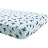 Oh-So-Soft Bamboo Blend Muslin Crib Sheet, Sea Turtles - Crib Sheets - 1 - thumbnail