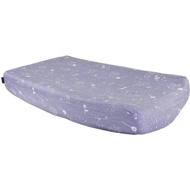 Oh-So-Soft Bamboo Blend Muslin Changing Pad Cover, Fairy Dust