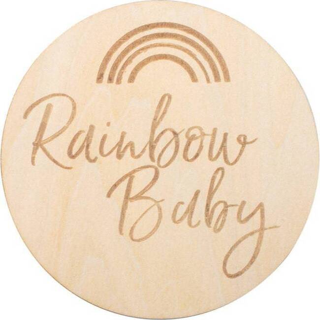 Milestone Photo Disc, Rainbow Baby