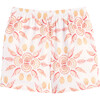 The Boys Leo Short, Orange Shell Mosaic Seersucker - Shorts - 1 - thumbnail