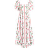 The Women's Matilda Dress,  Red Shell Vine Stripe Cotton - Dresses - 1 - thumbnail