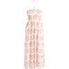 The Women's Lucy Nap Dress, Orange Shell Mosaic Cotton - Dresses - 1 - thumbnail