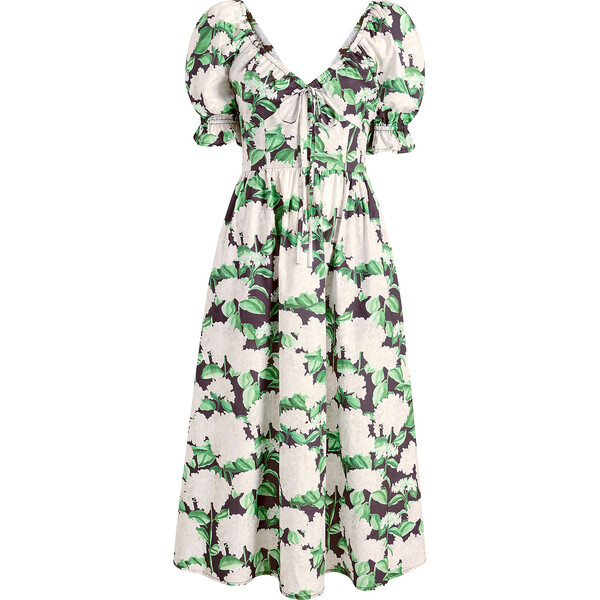 The Women's Ophelia Dress, Night Bloom Cotton - Hill House
