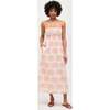 The Women's Lucy Nap Dress, Orange Shell Mosaic Cotton - Dresses - 2 - thumbnail