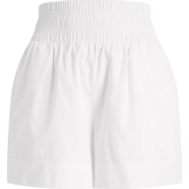The Women's Livie Nap Shorts, White Cotton - Shorts - 1