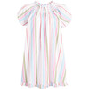 The Women's Genevieve Nap Dress, Rainbow Stripe - Dresses - 1 - thumbnail
