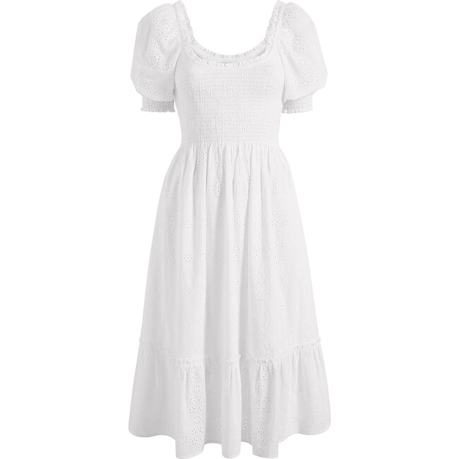 The Women's Eyelet Louisa Nap Dress, White