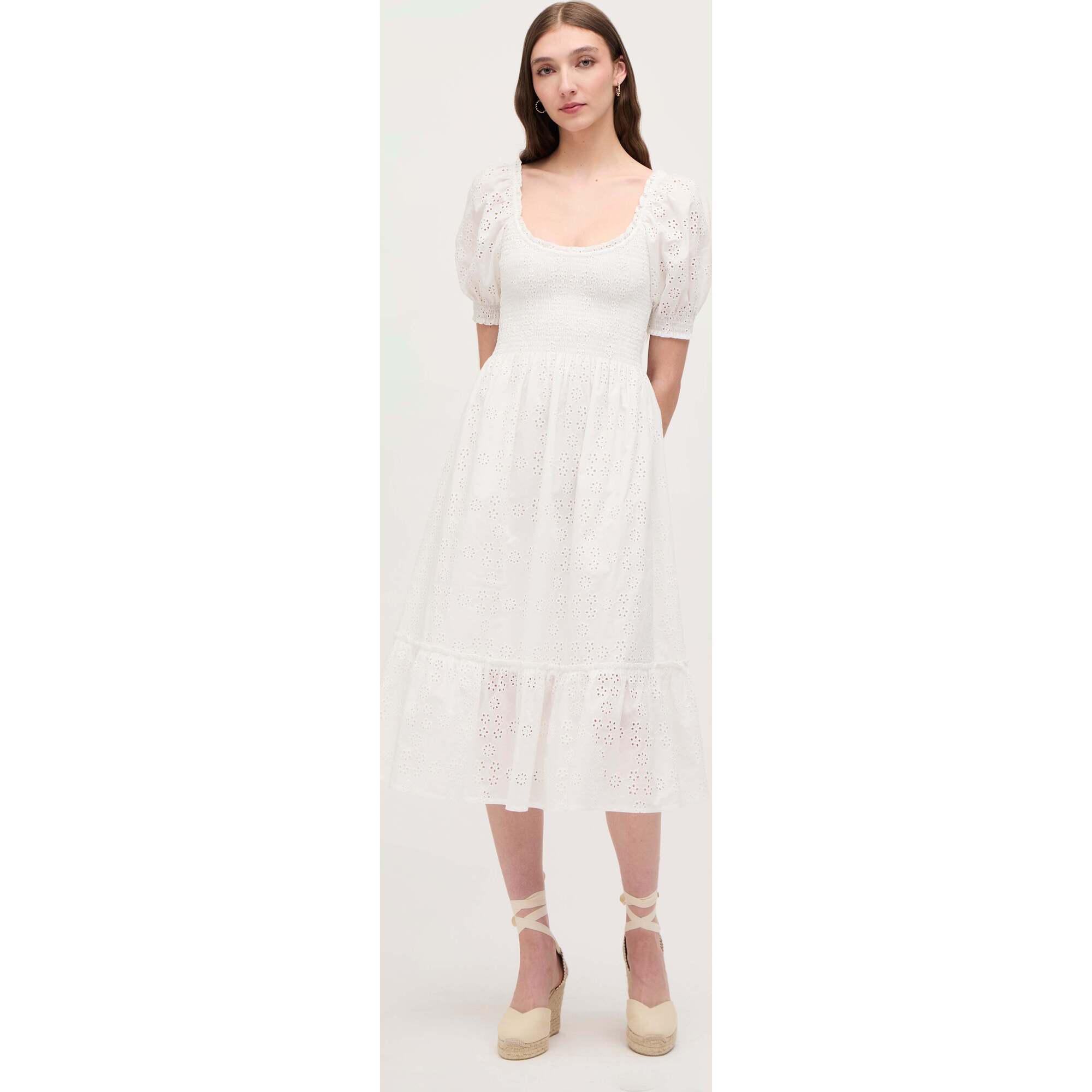 chinese dress ladies Natalie Mini Dress ~ White Forever Lace – Show Me Your Mumu