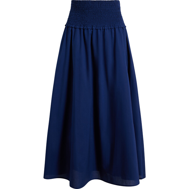 The Women's Delphine Nap Skirt, Navy Cotton