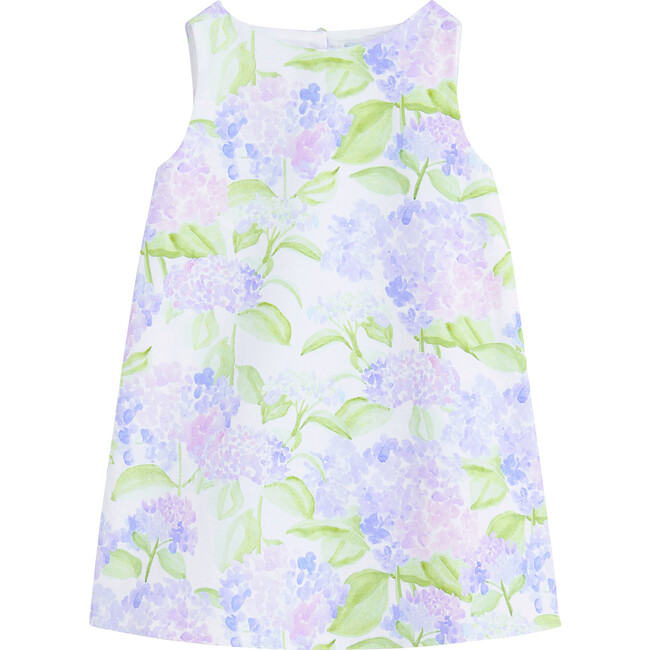 The Baby Charlie Dress, Blue Hydrangea Cotton