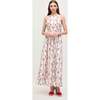 The Women's Addie Dress, Red Shell Vine Stripe Cotton Sateen - Dresses - 2