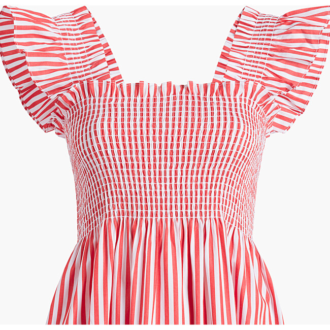 The Women's Ellie Nap Dress, Cherry Stripe - Dresses - 3