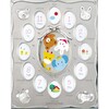 Baby Monthly Photo Frame, Silver - Frames - 1 - thumbnail