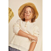 Leonardo Mao Neck Muslin Shirt, Ecru - Shirts - 2