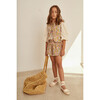 Elise Muslin Oversized Circular Collar Blouse, Ecru - Blouses - 4