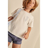 Cédric Organic Jersey Crew Neck T-Shirt, Ecru - Tees - 4