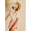 Elise Muslin Flared Cut Ruffle Short, Pink - Shorts - 2