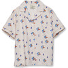 Boxy Relaxed Fit Woven Shirt, Cream Duck - Shirts - 1 - thumbnail