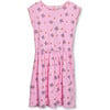 Franca Jersey Scallop Edge Sleeveless Stripe Dress, Candy Duck - Dresses - 1 - thumbnail