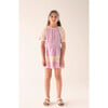 Chiara Woven Puff Sleeve Dress, Lilac Crinkle - Dresses - 2