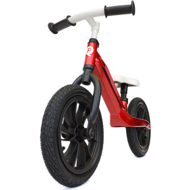 Q Play Racer Balance Bike Black - Red - Balance Bikes - 2