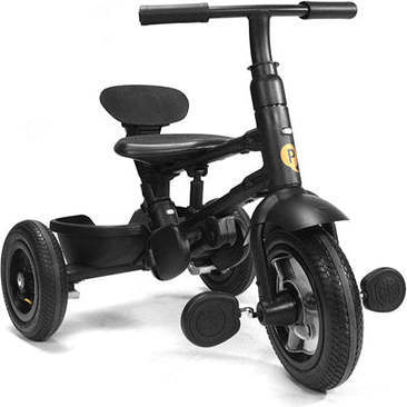 Q Play Rito Plus Folding Stroller -Trike Premium Collection Midnight Black - Tricycle - 6