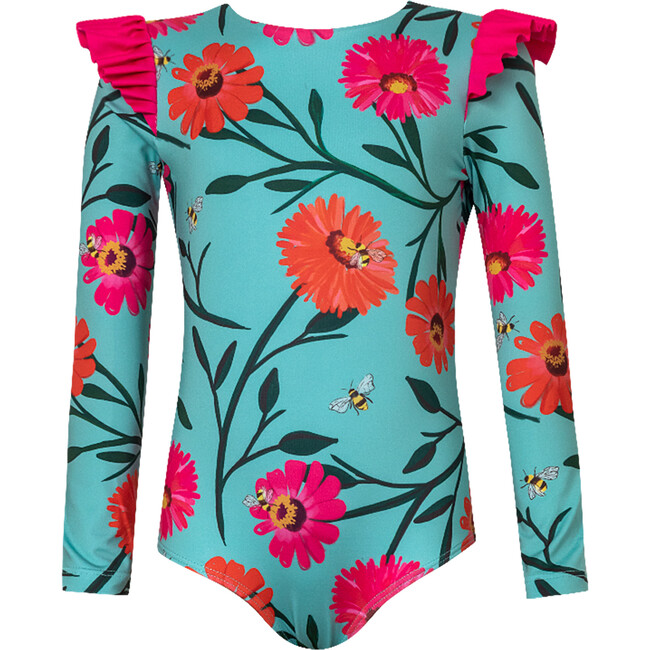 Wings Long Sleeve Swimsuit, Abi And Flora