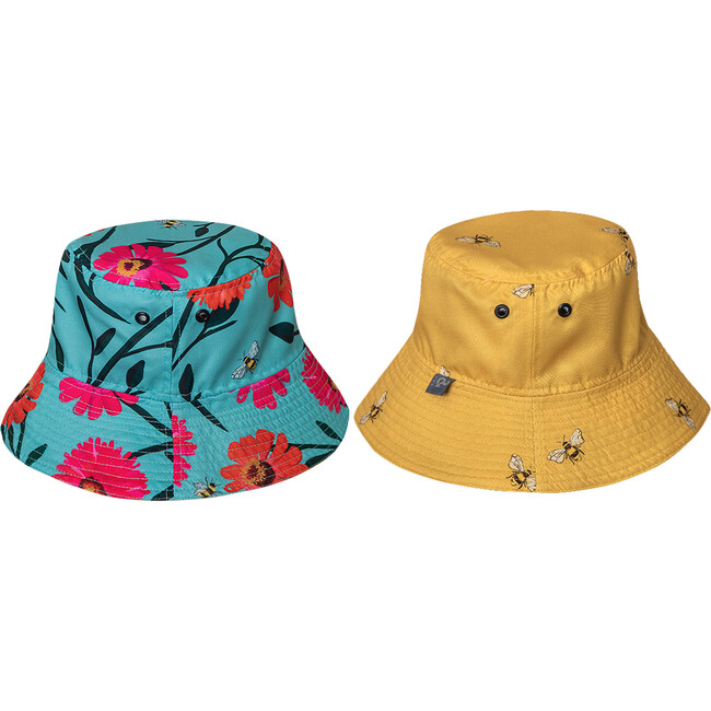 Baby Reversible Bucket Hat, Abi And Flora