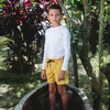 Baby Print Drawstring Swimshorts, Abi - Swim Trunks - 2