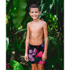 Baby Print Drawstring Swimshorts, Jardin De Mari - Swim Trunks - 3