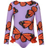 Baby Alana Long Sleeve Tie Back One-Piece Swimsuit, Mari Mari - One Pieces - 1 - thumbnail