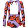 Baby Alana Long Sleeve Tie Back One-Piece Swimsuit, Mari Mari - One Pieces - 2